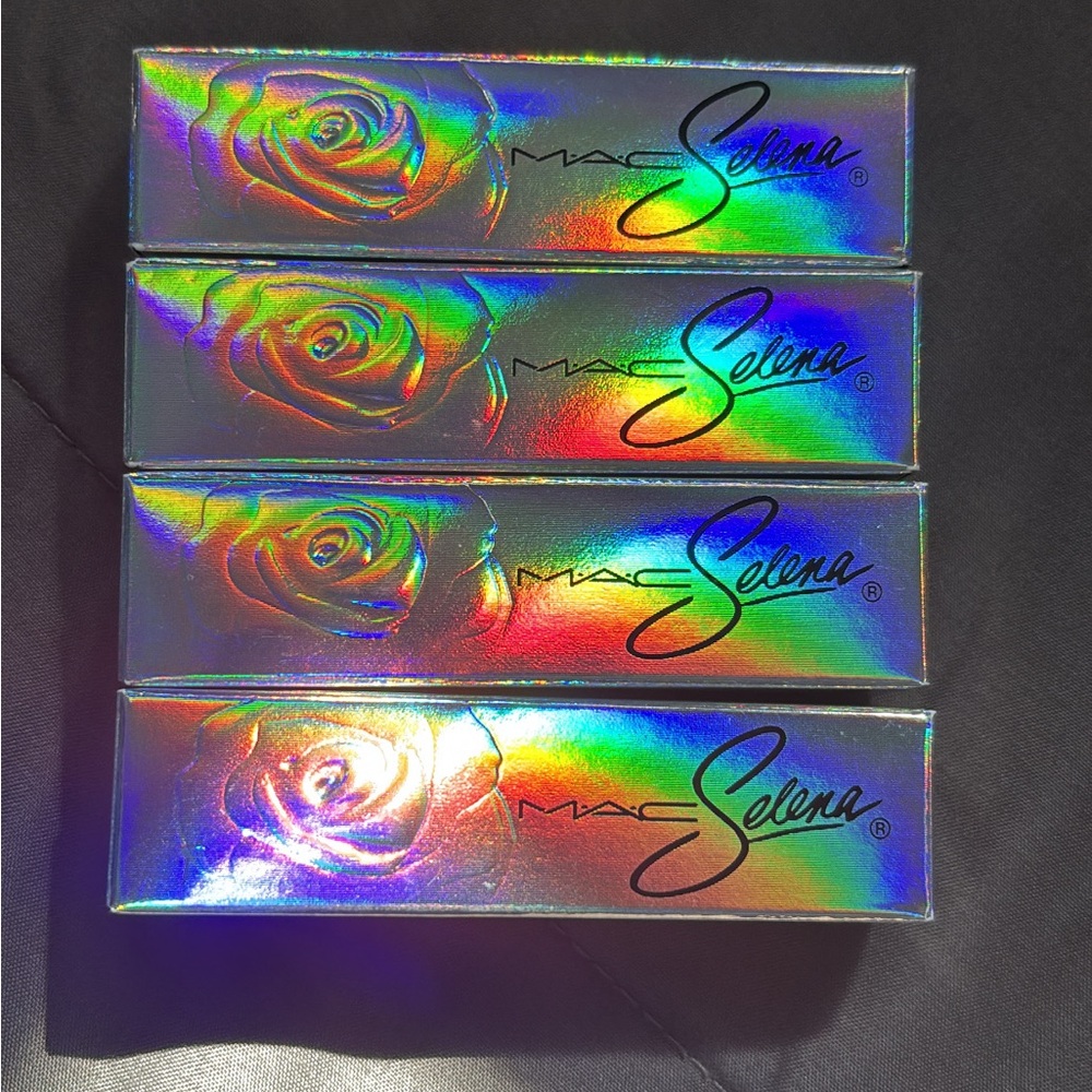 MAC Selena Holographic Lipstick Boxes